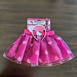 Hello Kitty Tutu and Headband dress up set